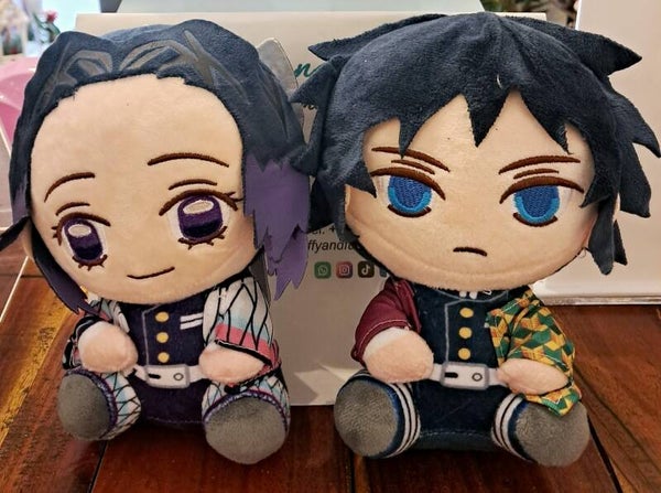 Peluche Giyu & Shinobu 20cm - Demon Slayer