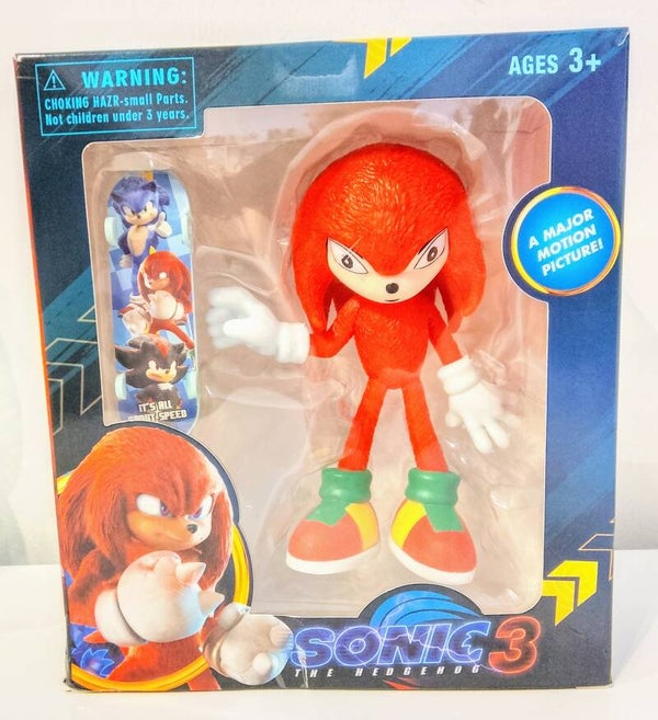 Knuckles confezione con skateboard - Sonic