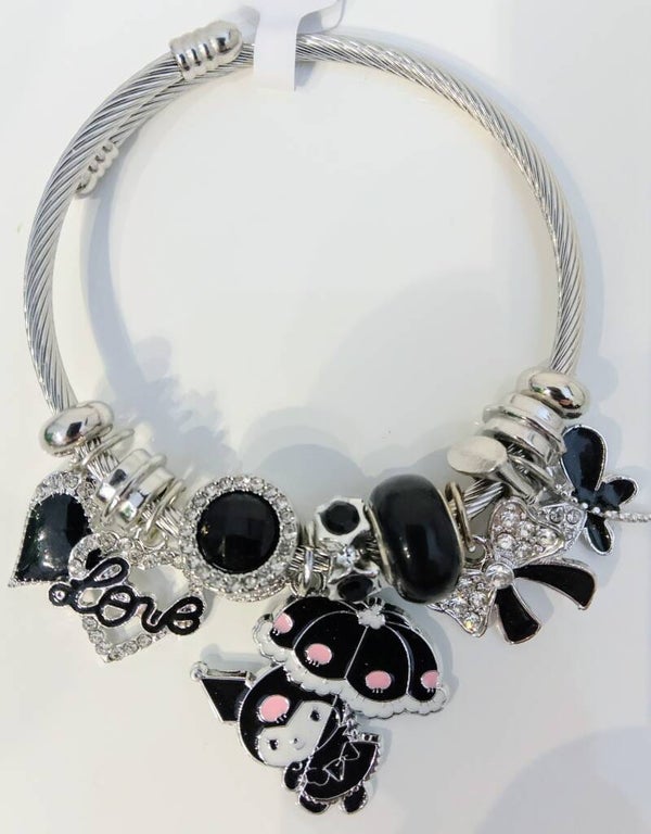 Kuromi - bracciale charms