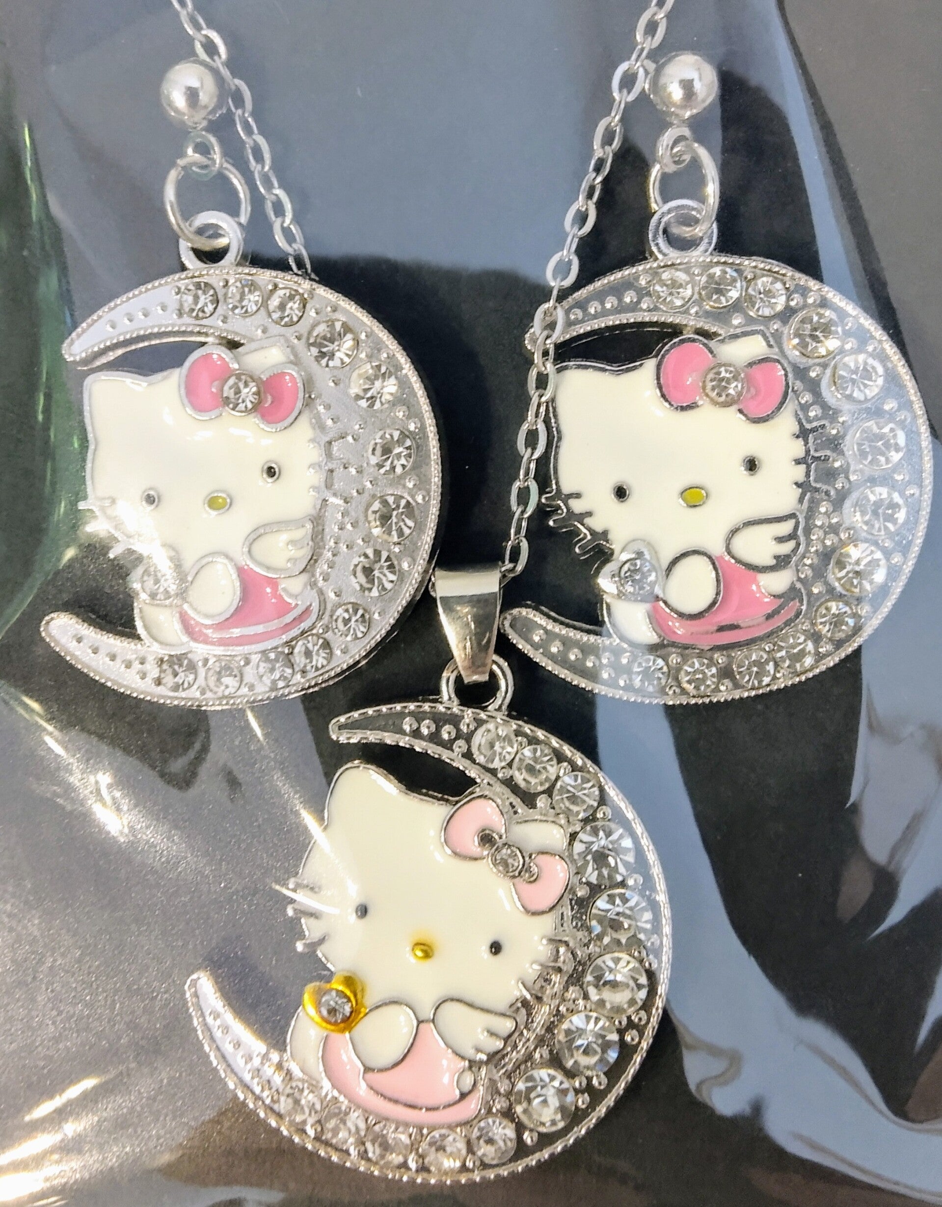 Hello Kitty - Set collana + orecchini