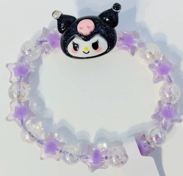 Kuromi - bracciale con perline