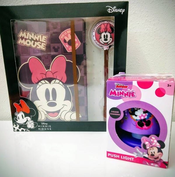 Minnie -  Set Lampada + Agenda dei segreti  con penna fashion