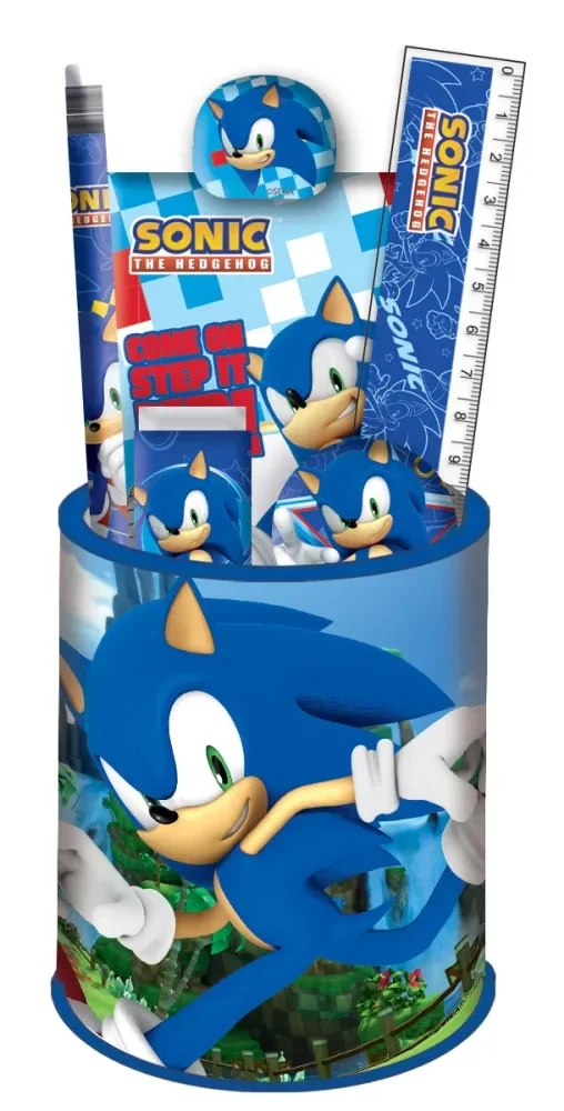 Set di cancelleria Sonic the Hedgehog 7 pezzi