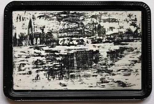 Landschap - gemengde technieken 2017 - verkocht!