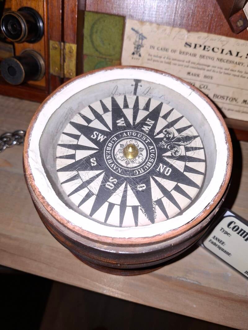 Compas à pointe sèche August Augsburg 19 éme