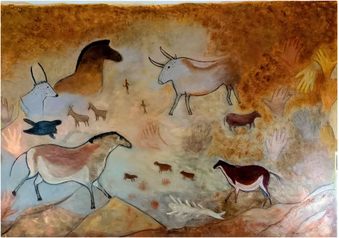 Muurschildering  Lascaux