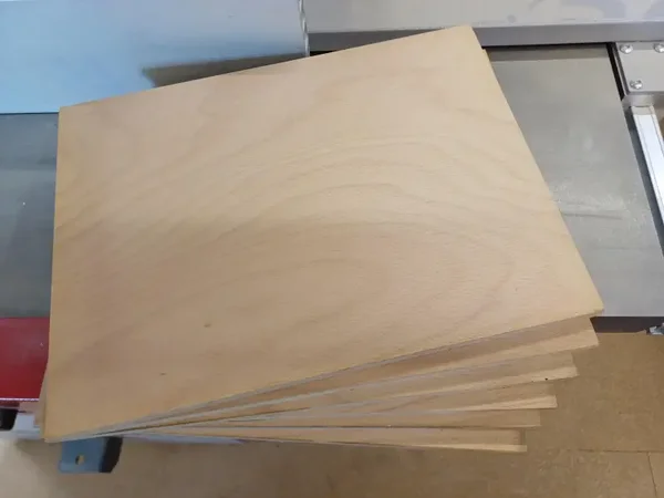 6er Set Buche Multiplexplatte