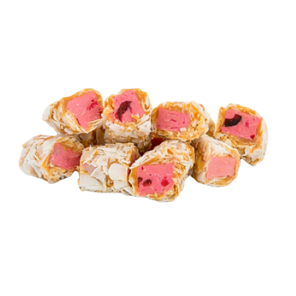 Cherry Flake Nougat pieces