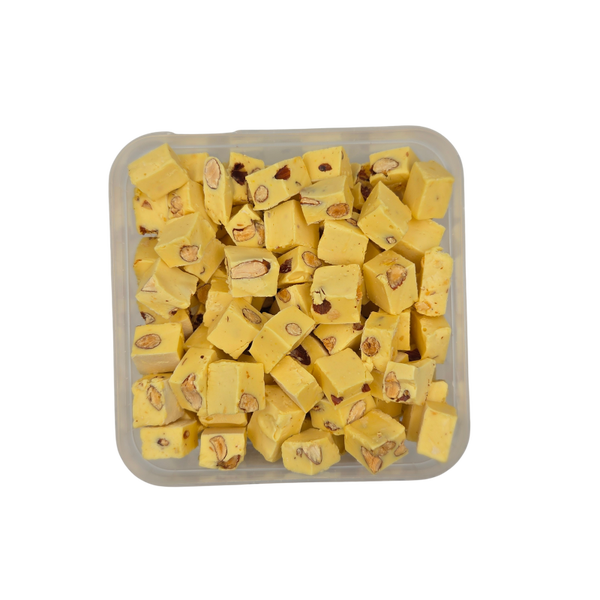 Soft Nougat Limoncello mini cubes
