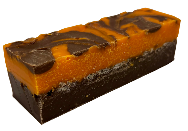 Chocolate Orange Crunch Fudge bars