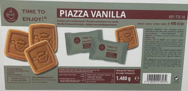 Piazza Vanille, koekje in wikkels
