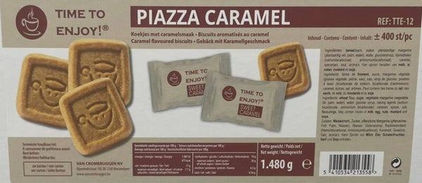 Piazza Caramel, koekje in wikkels
