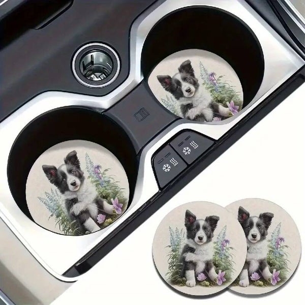 2 piece car coaster set