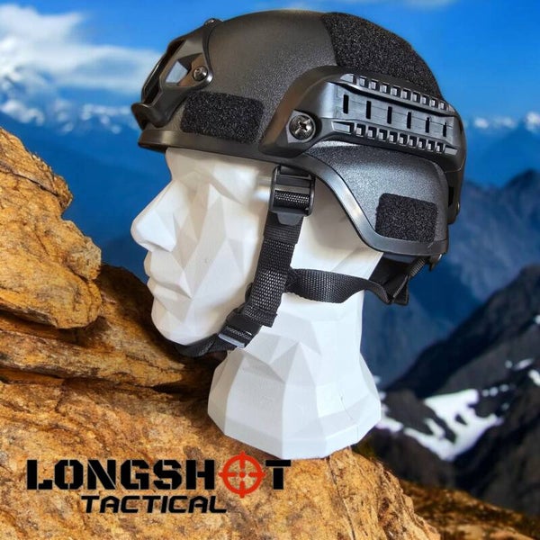 Airsoft FAST Helmet Adjustable - Black