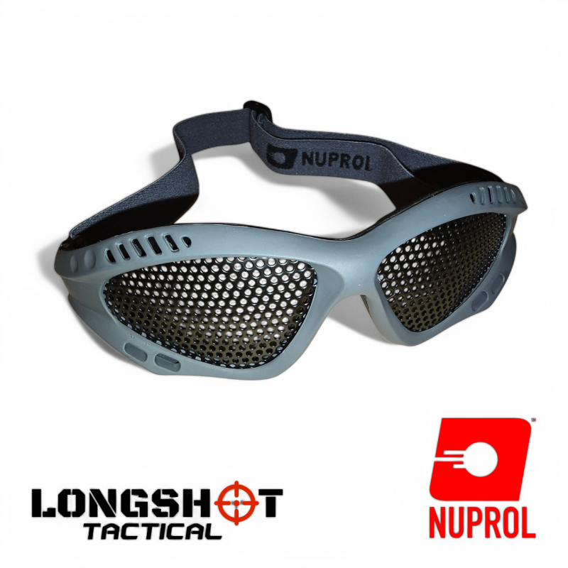 Nuprol Tactical Airsoft Shades Eye Protection - Grey, Small