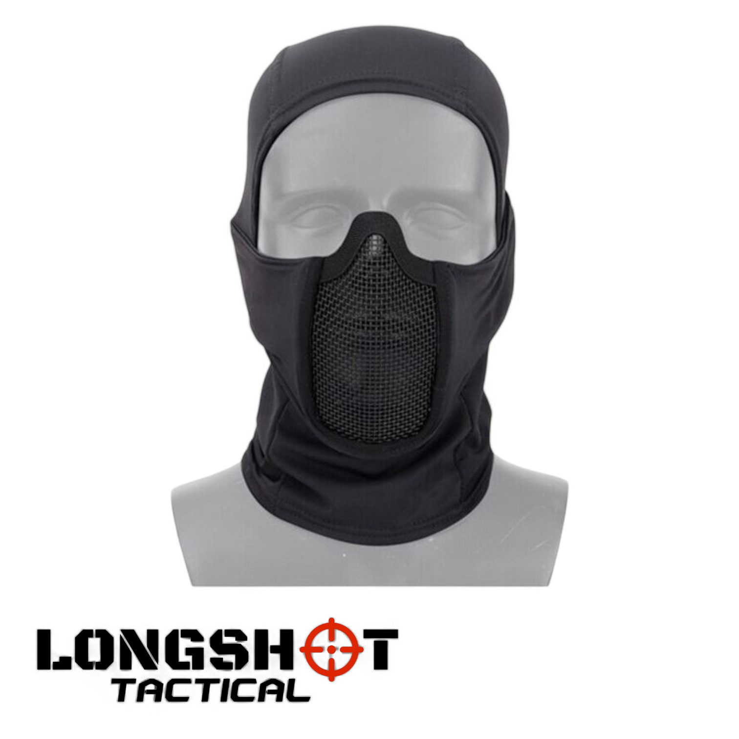 Operators Balaclava / Mesh Face - Black Airsoft Face Mask
