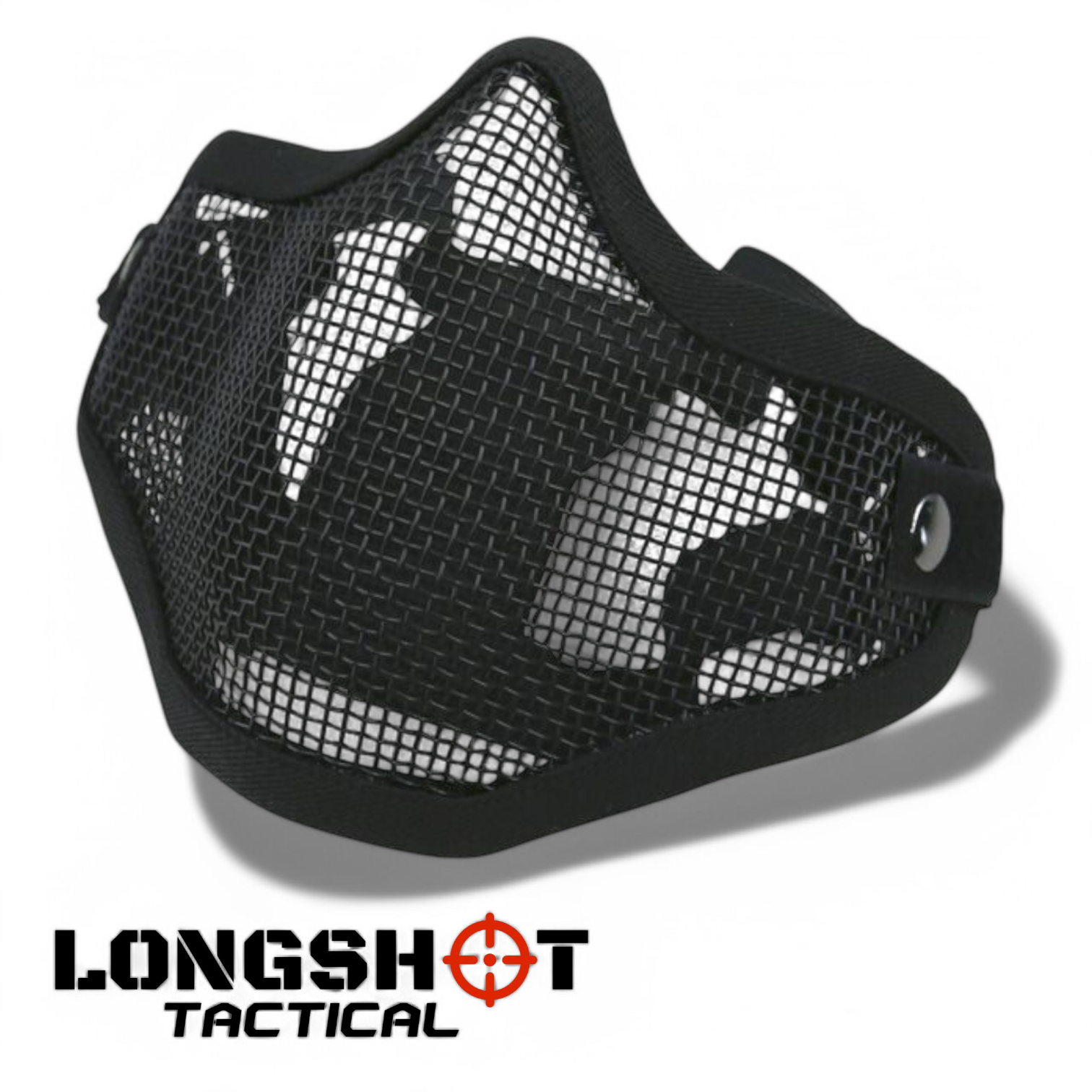 Tactical Airsoft Face Mask – Black