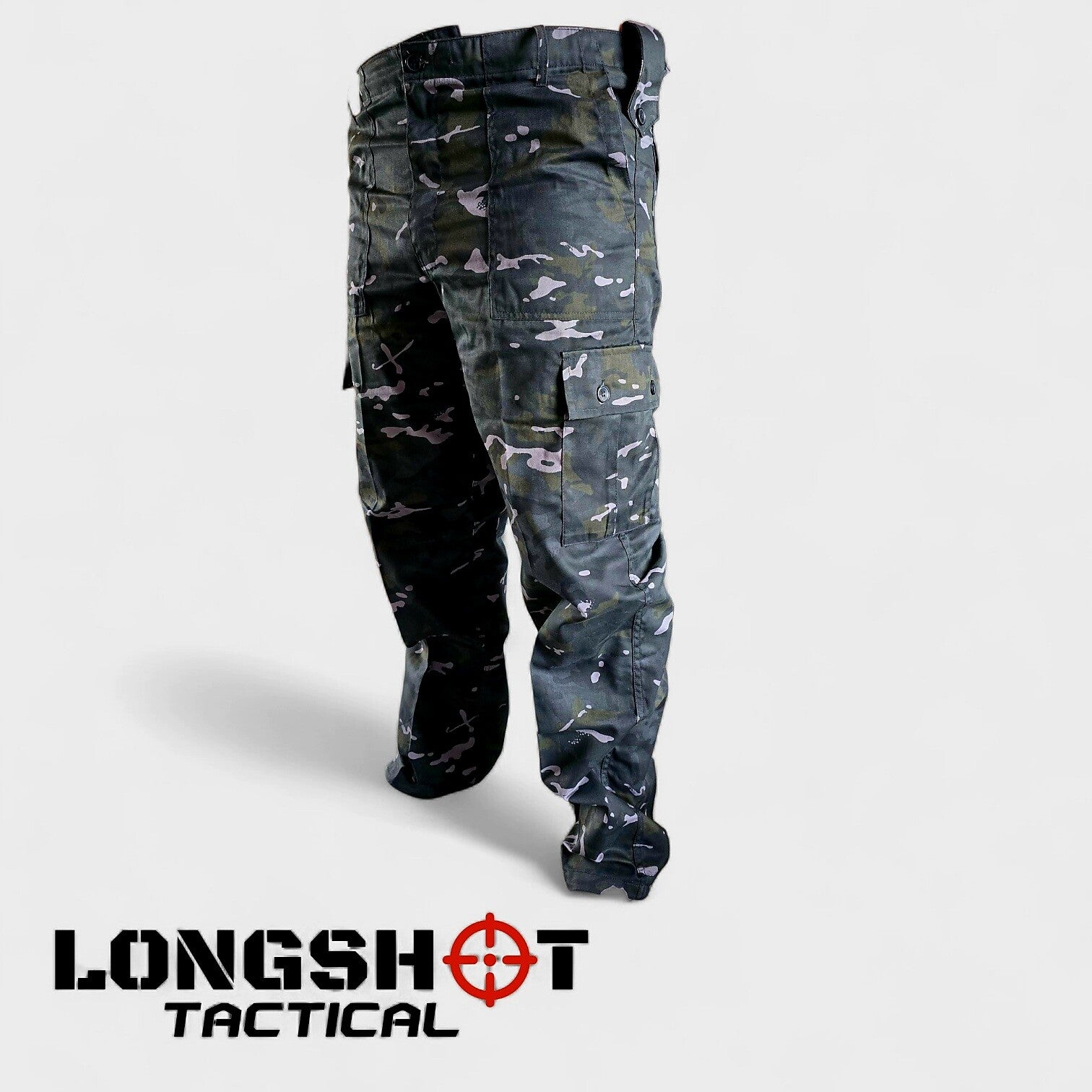 Tactical Combat Trousers – BTP Black Camo