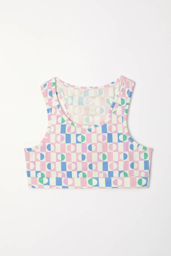 241-12-YUF-Z/915 Topje, geometrische print