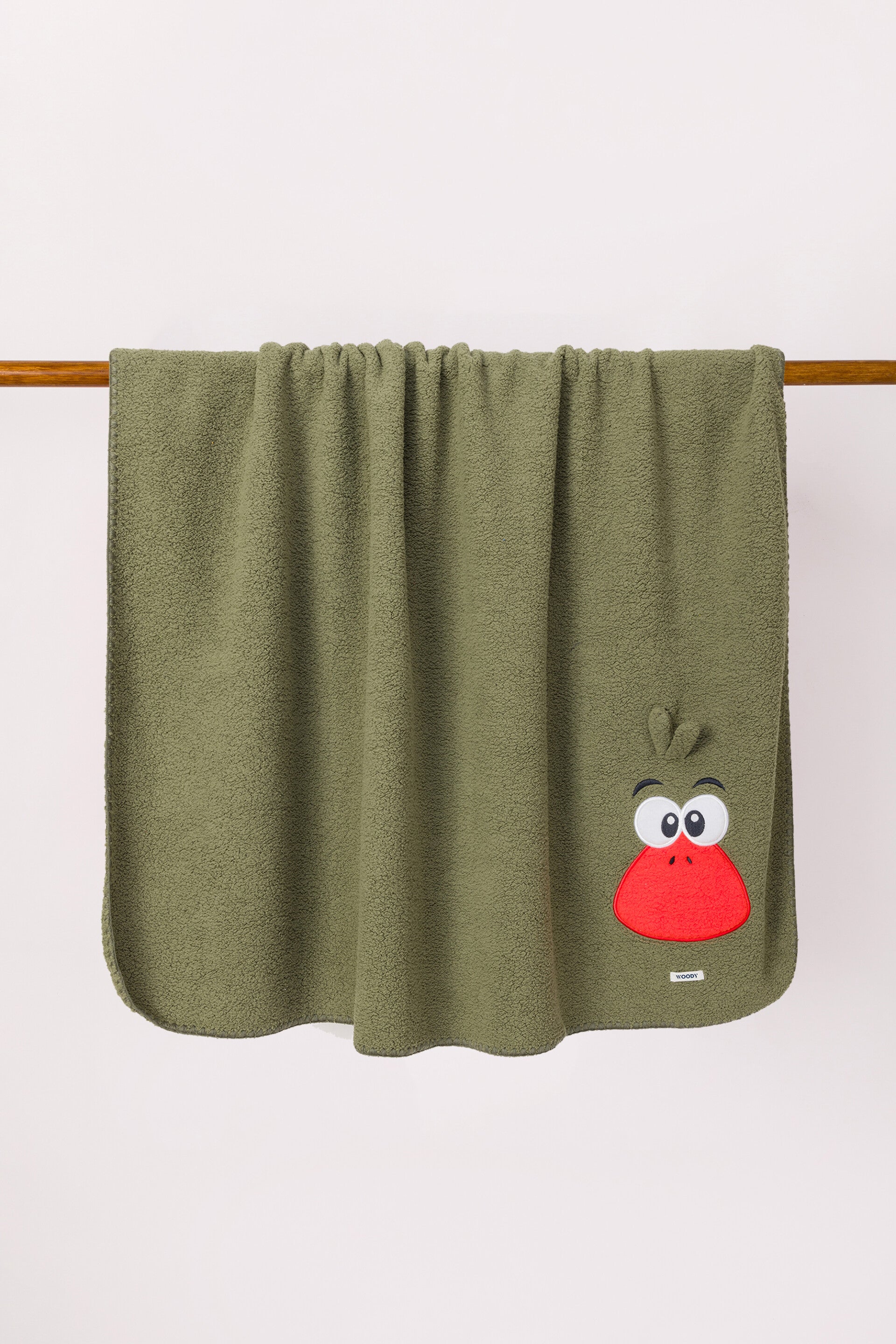 Zachte plaid, kakigroen, 150cm 200cm