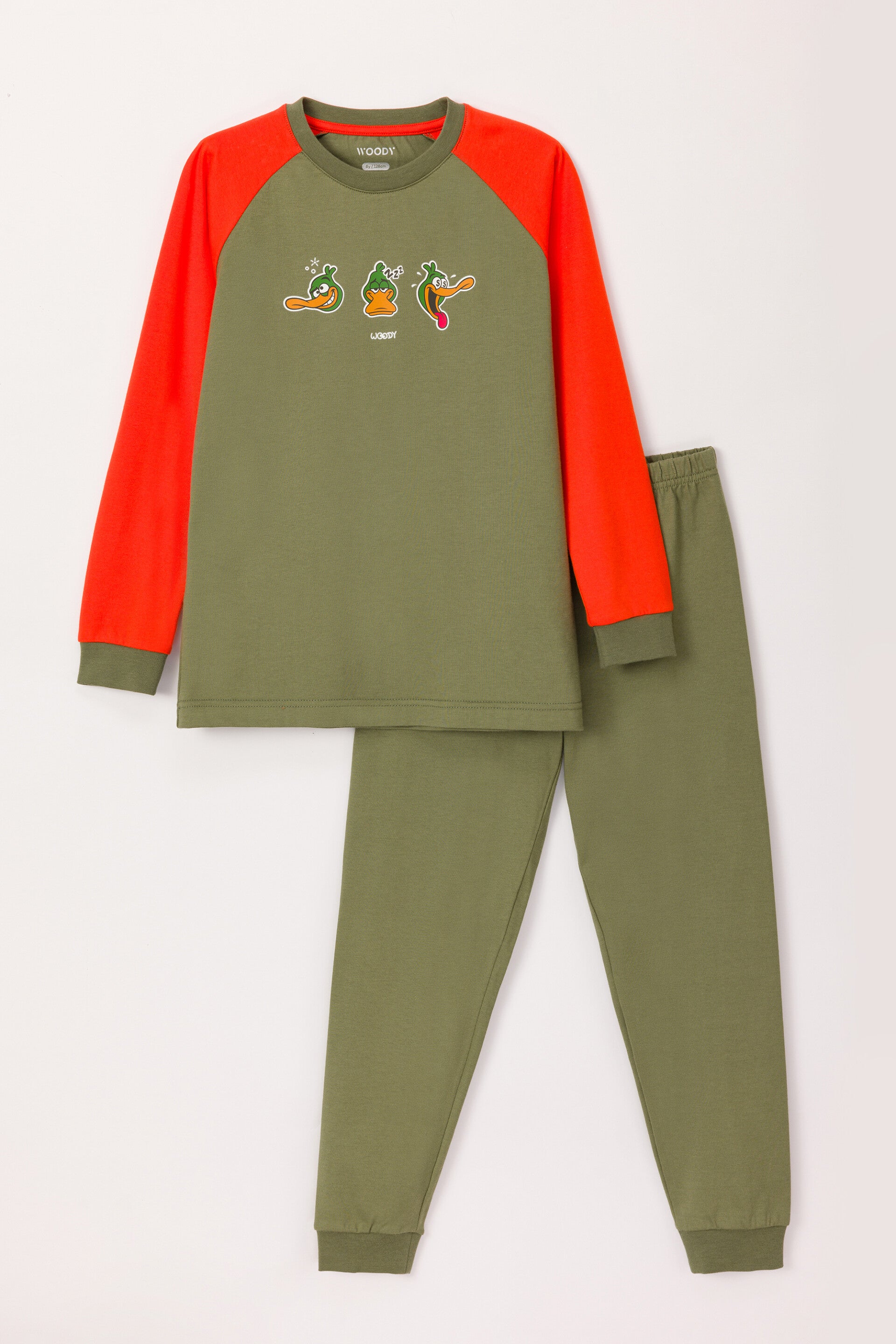 Eenden jongens pyjama, lange mouwen en lange broek