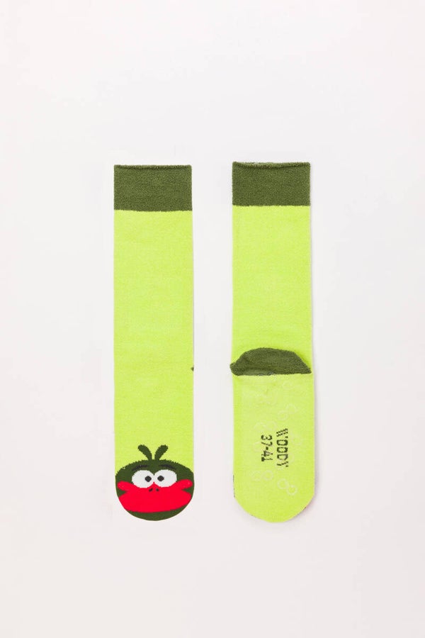 242-10-SOK-H/030 Eend duopack anti-slip slaapsokken