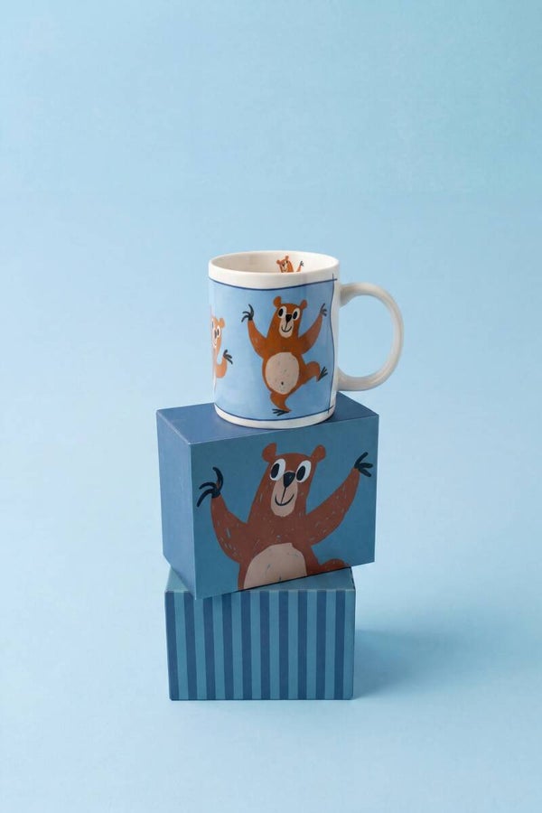 262-10-MOK-E/010 Mok met beerprint