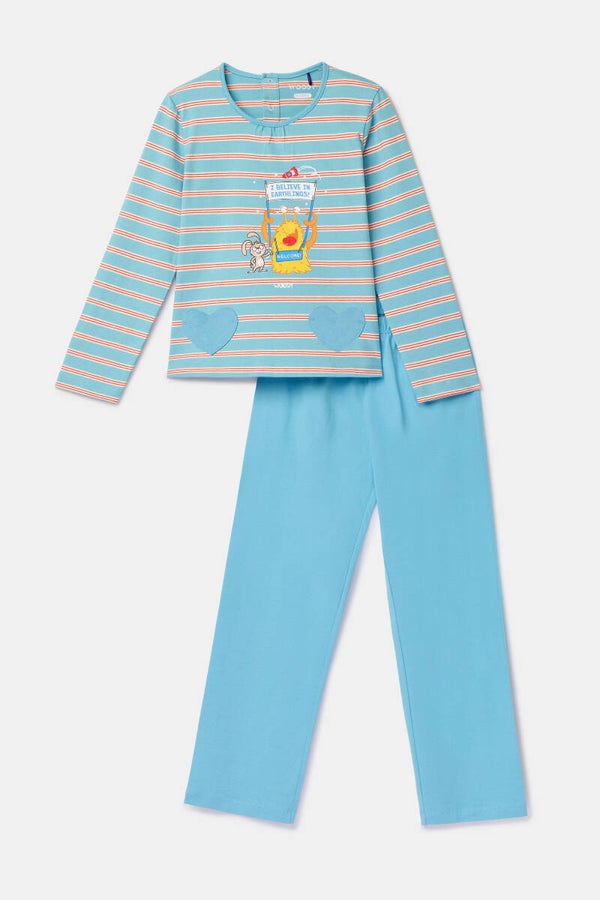 262-10-PLG-S/904 Gestreepte pyjama van katoen