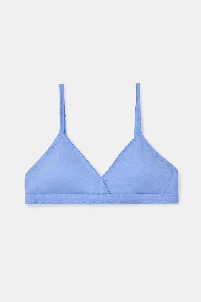 261-10-BRA-Z/840 Blauwe BH van soepel katoen