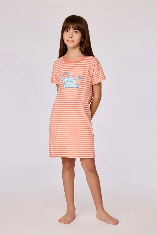 261-10-DZA-Z/902 Meisjes slaapkleed van soepel katoen