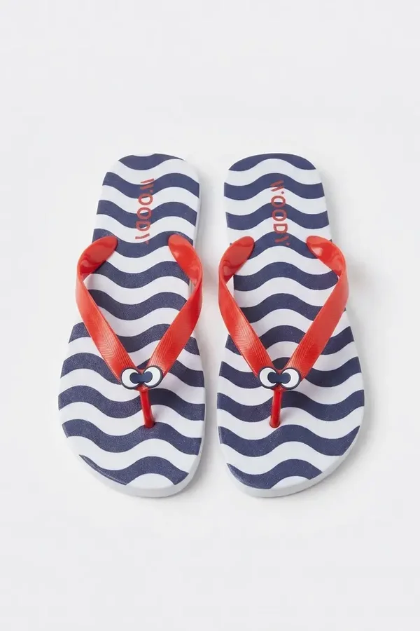 261-10-SAN-E/921 Flipflops marine blauw