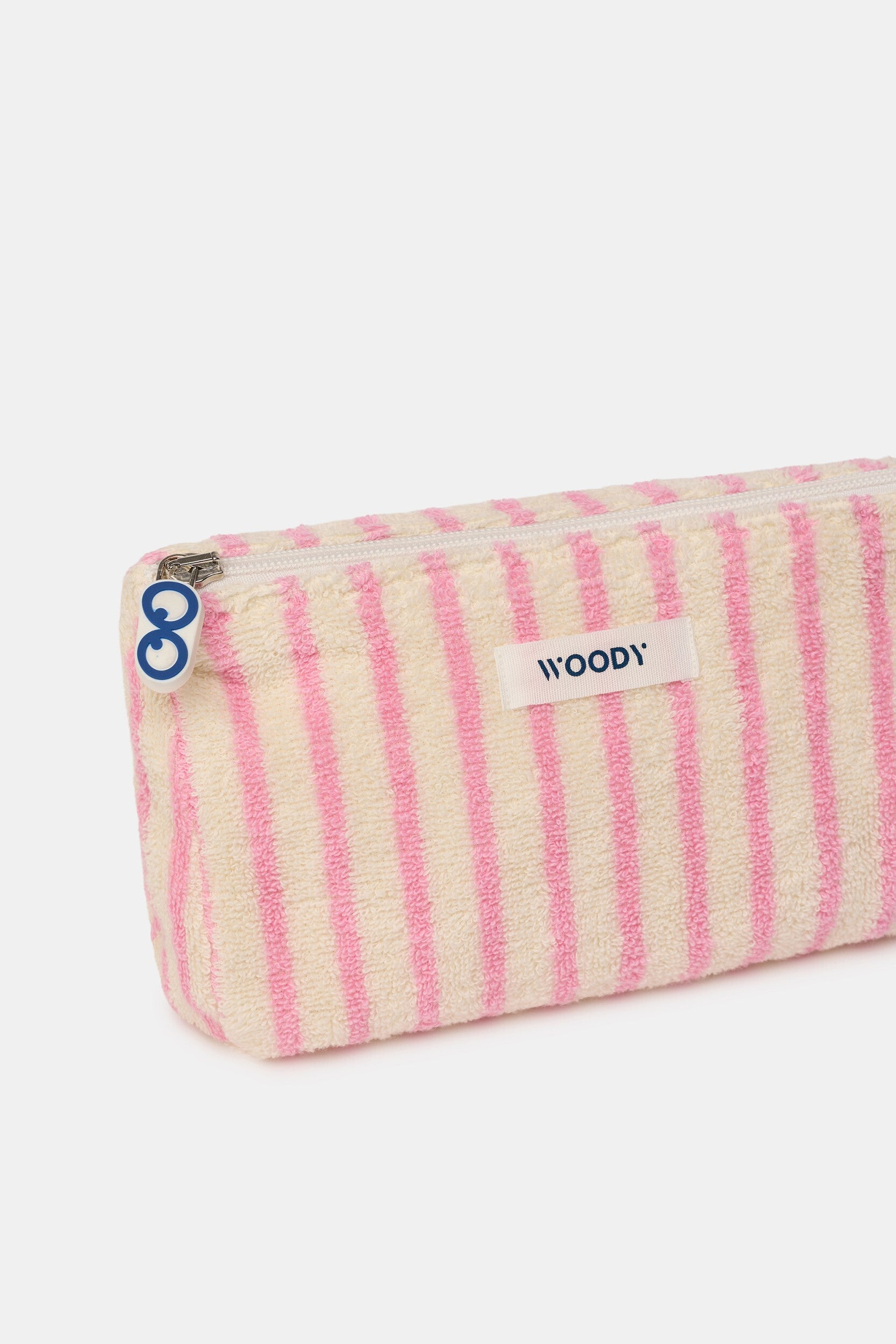 261-10-WBA-B/920 Toilettasje 7x13cm roze streep