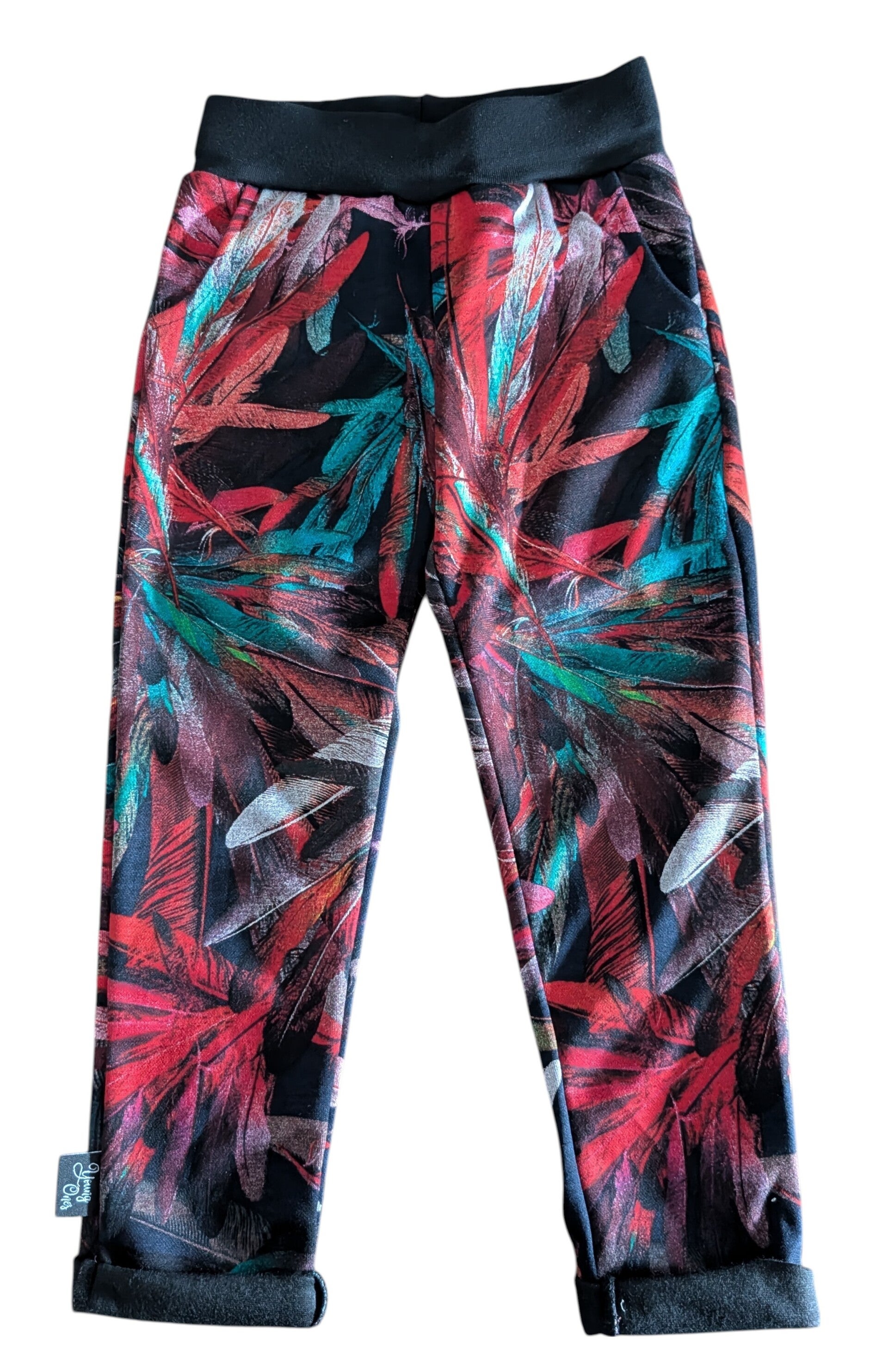 1013 Broekje met fleurige print