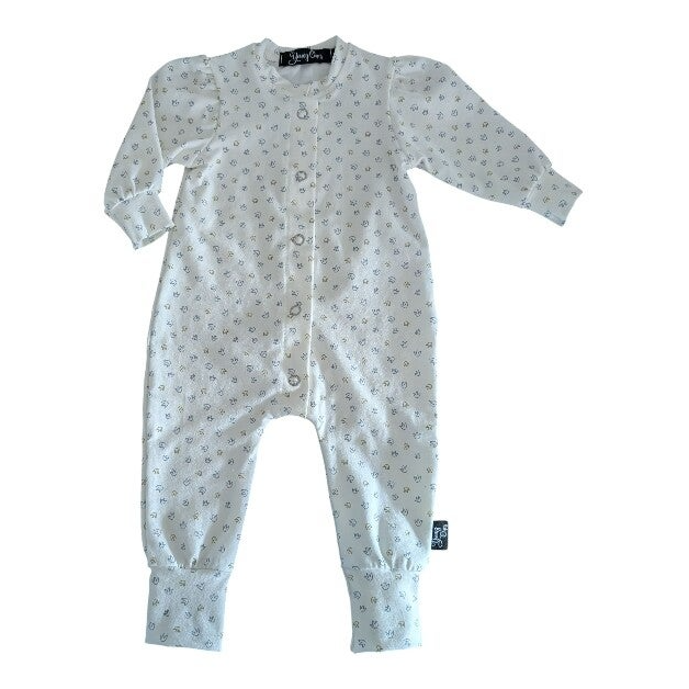 1021 Boxpakje met pofmouwtjes