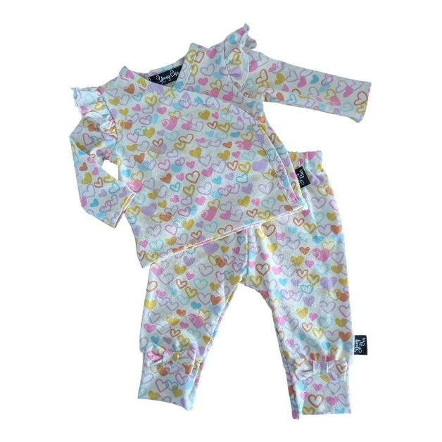 1051 - 1052 Complete set met hartjes