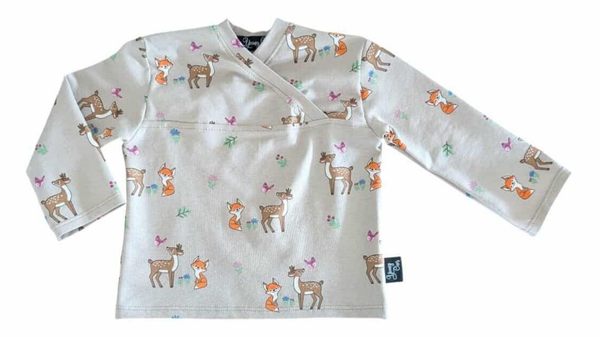 1056 Shirt met overslagsluiting