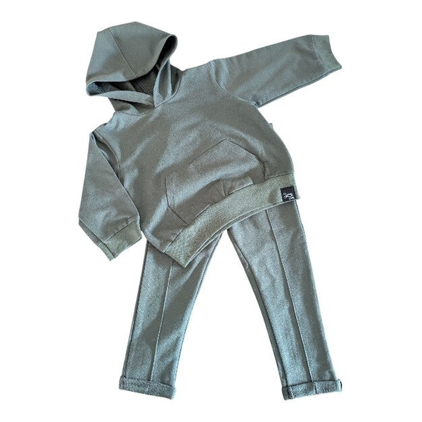 1041 - 1042 Complete set in khaki french terry