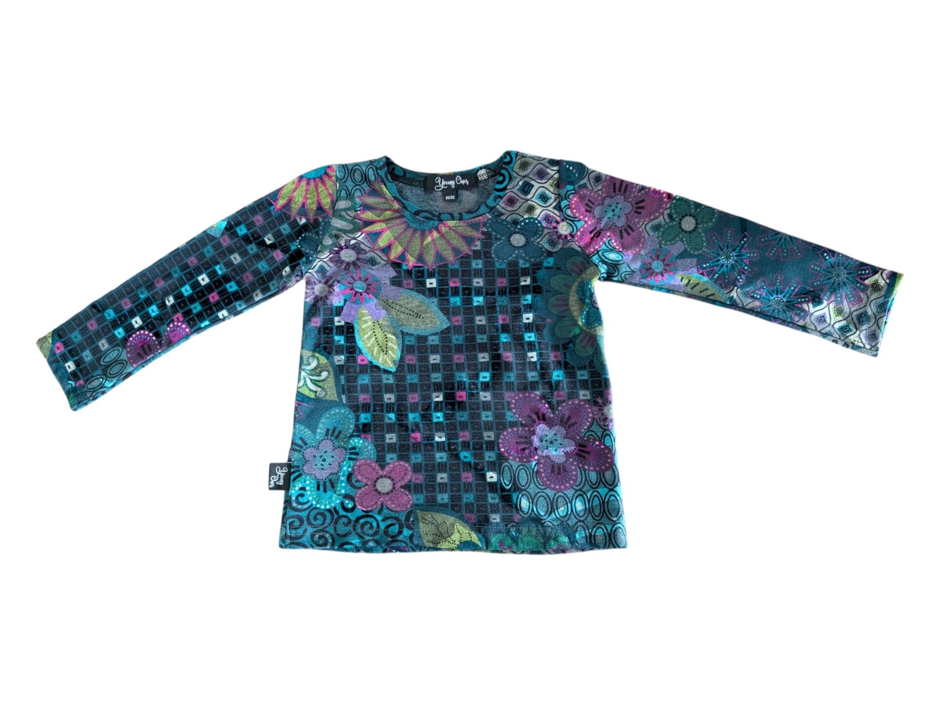 1002 Shirt met flockprint