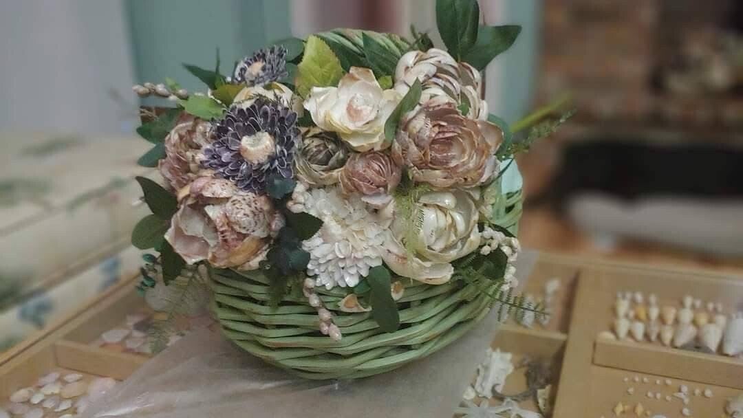 Basket of Beautiful Flowers