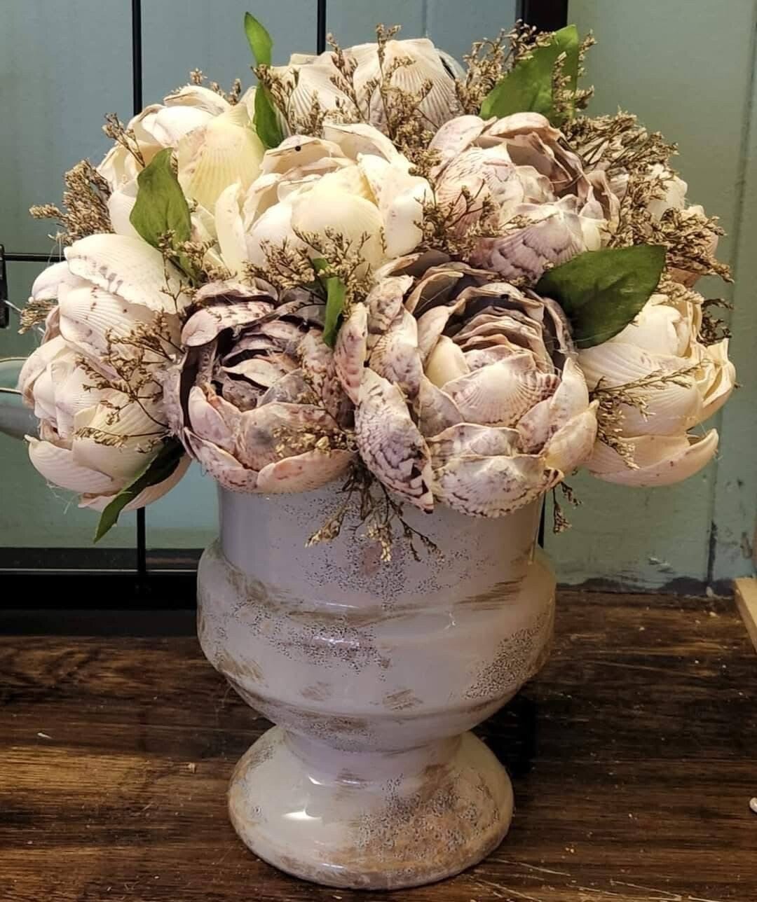 Ceramic Planter/Pot filled with flowers