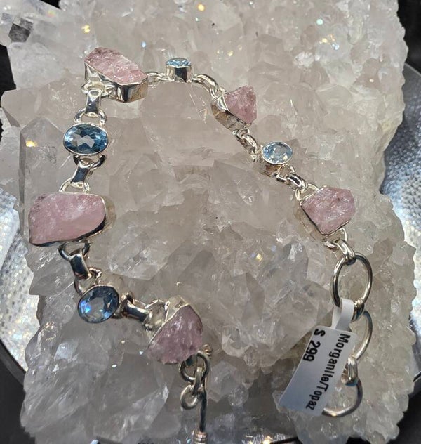 Morganite and Topaz