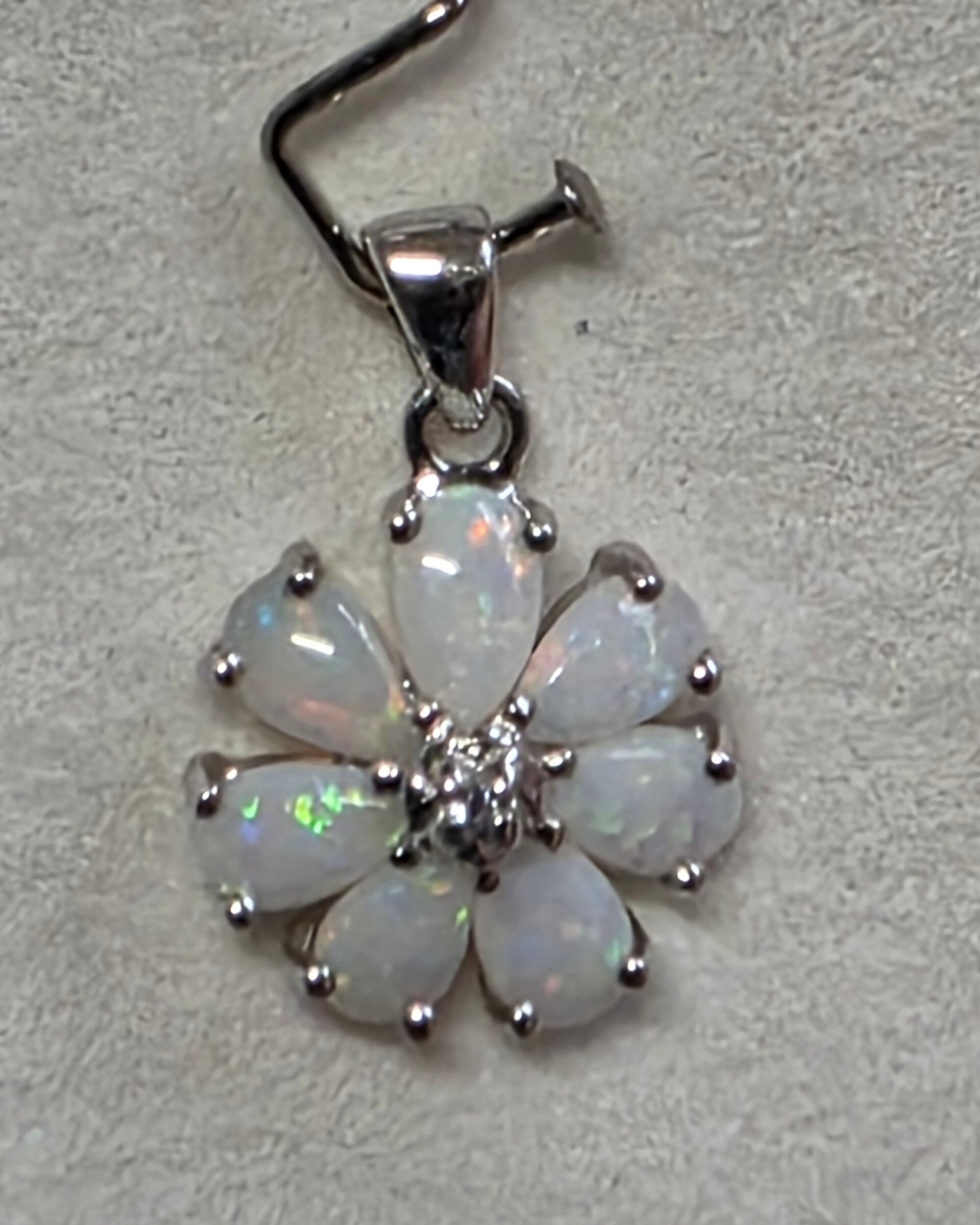 Australian Opal pendant in sterling silver