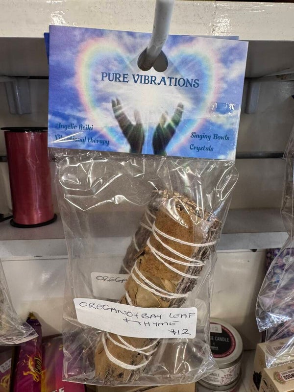 Oregano, Bay Leaf and Thyme Smudge Stick