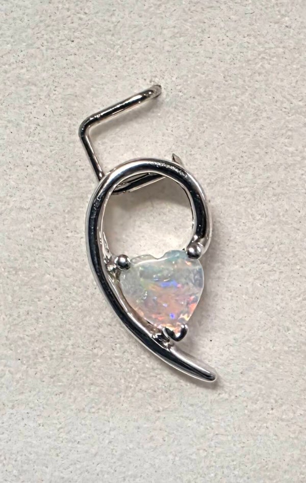 Australian Opal pendant in sterling silver