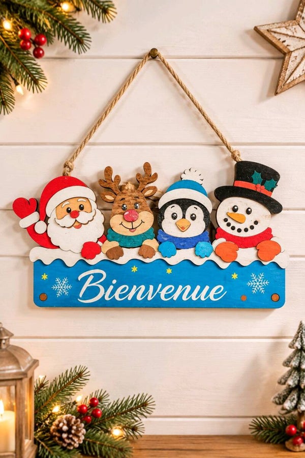 Panneau de bienvenue Noël