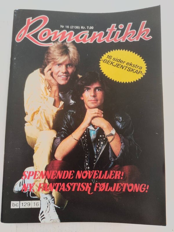 MAGAZINE: ROMANTIKK 1986. MODERN TALKING