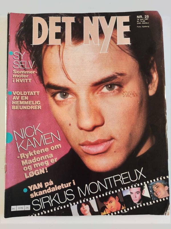 MAGAZINE: DET NYE 1987/25. NICK KAMEN