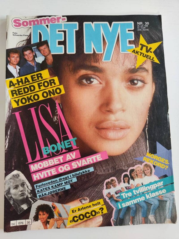MAGAZINE: DET NYE 1988/30. LISA BONET