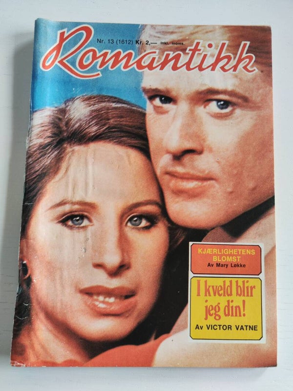 MAGAZINE: ROMANTIKK 1976. BARBRA STREISAND & ROBERT REDFORD