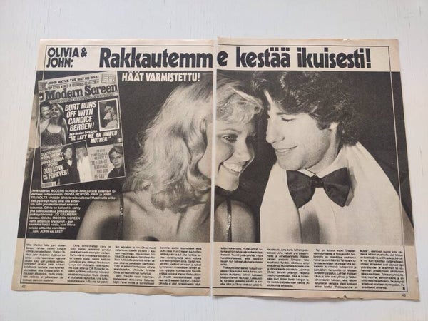 ARTICLE: OLIVIA NEWTON JOHN & JOHN TRAVOLTA - AMANDA LEAR